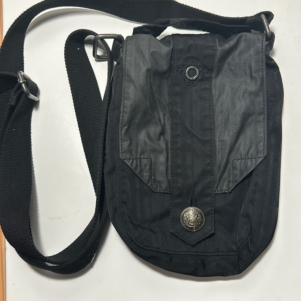 Vintage Diesel Black Crossbody Bag